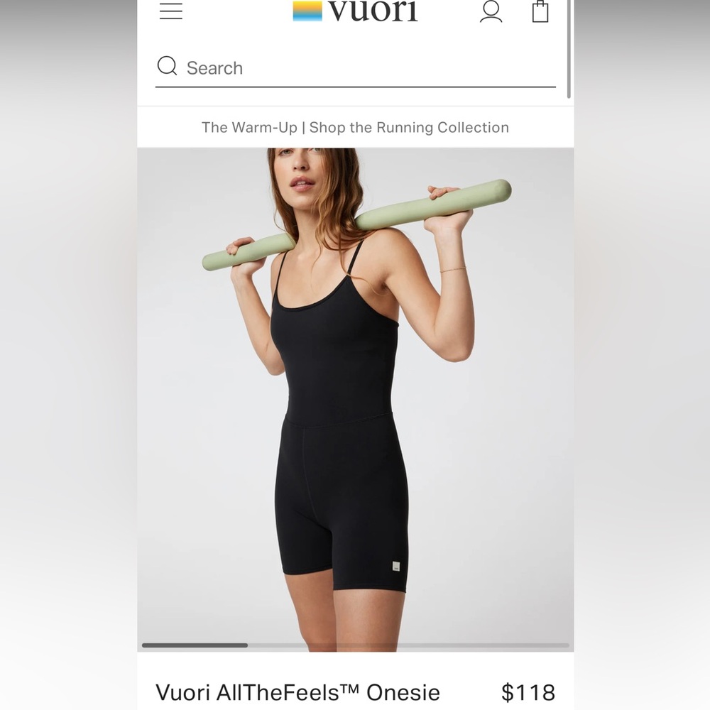 Vuori black one piece / jumpsuit :) size XS